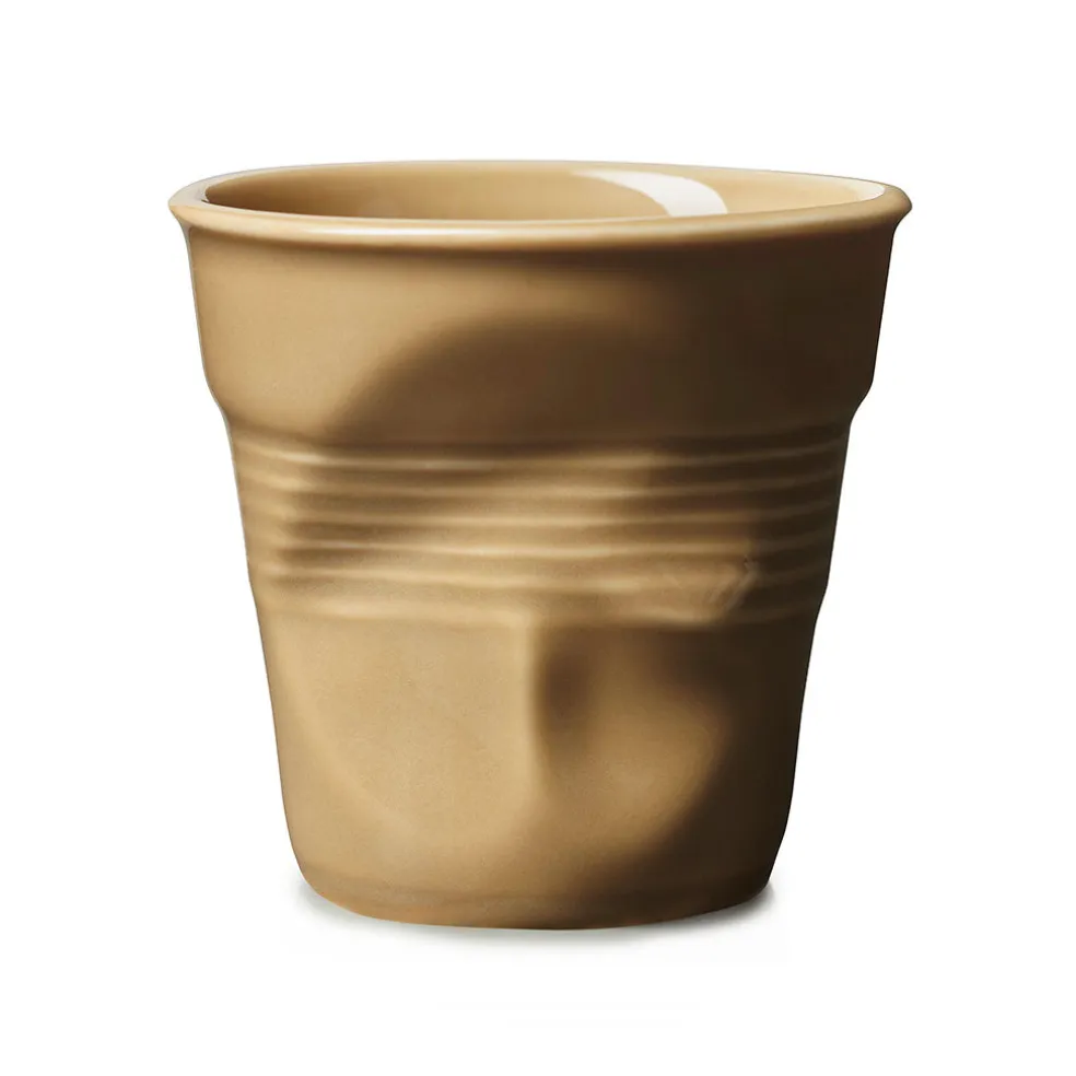 Taza arrugada tipo espresso de porcelana 80 ml Revol