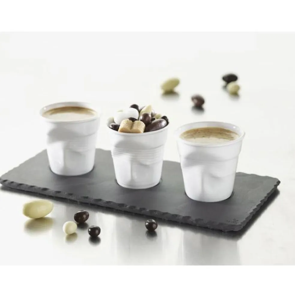 Taza arrugada tipo espresso de porcelana 80 ml Revol