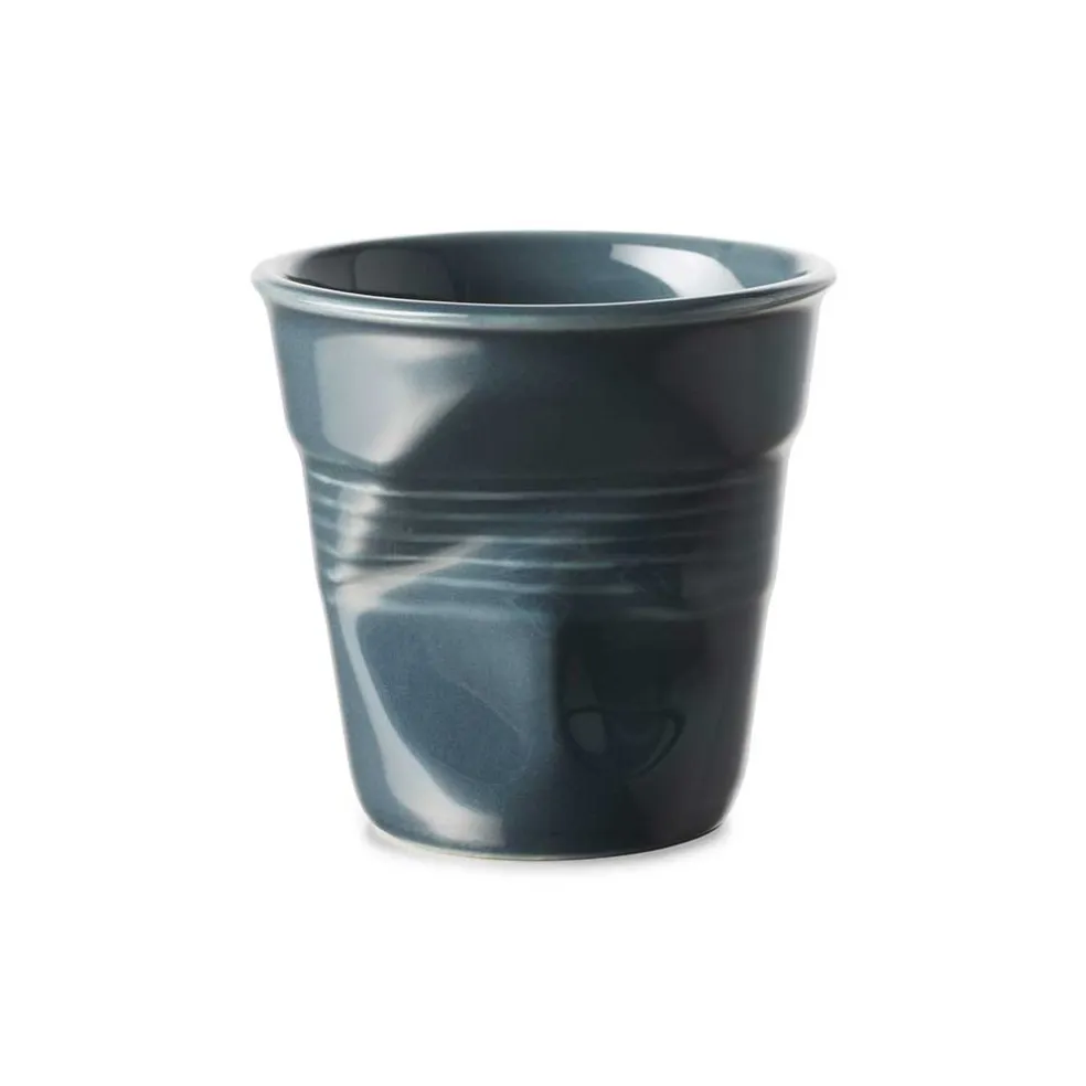 Taza arrugada tipo espresso de porcelana 80 ml Revol
