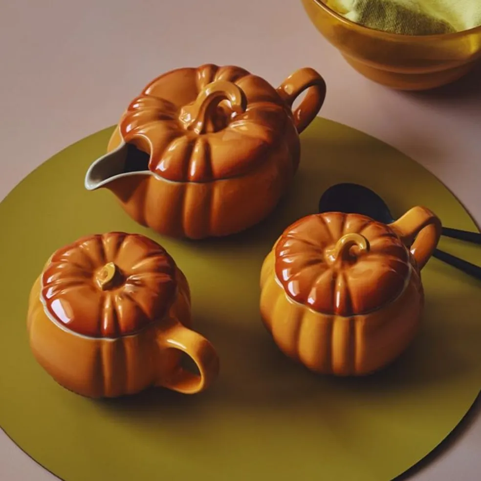 Taza cerámica calabaza con tapa 400 ml Le Creuset