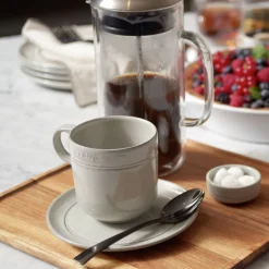 Taza cerámica tipo mug blanca Staub