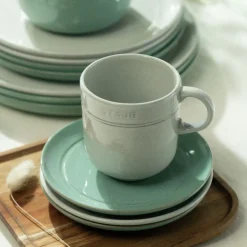 Taza cerámica tipo mug blanca Staub