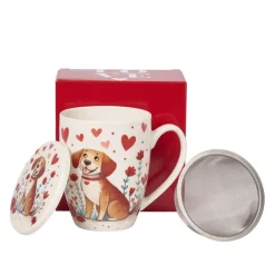 Taza de porcelana para infusiones Love Duo