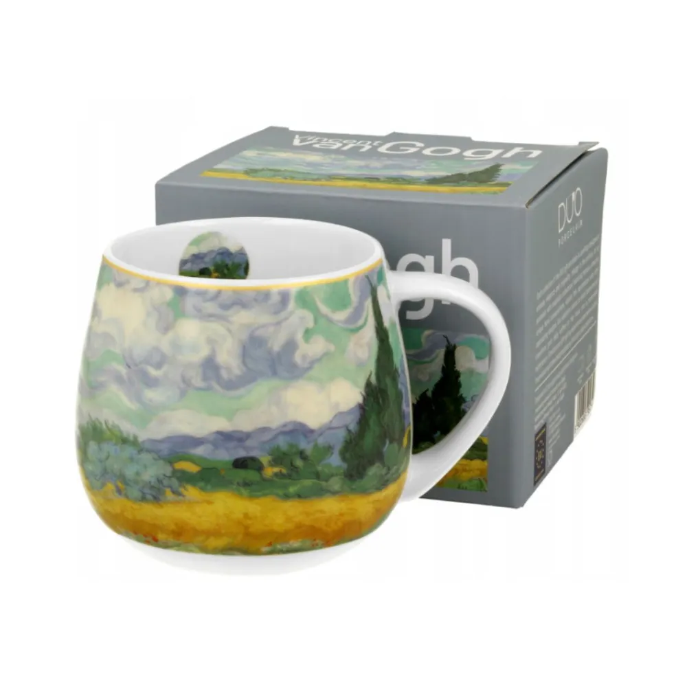 Taza mug ancha de porcelana Duo