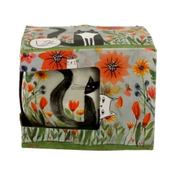 Taza mug ancha de porcelana Duo