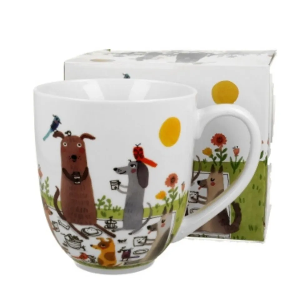 Taza Mug de porcelana XXL Duo