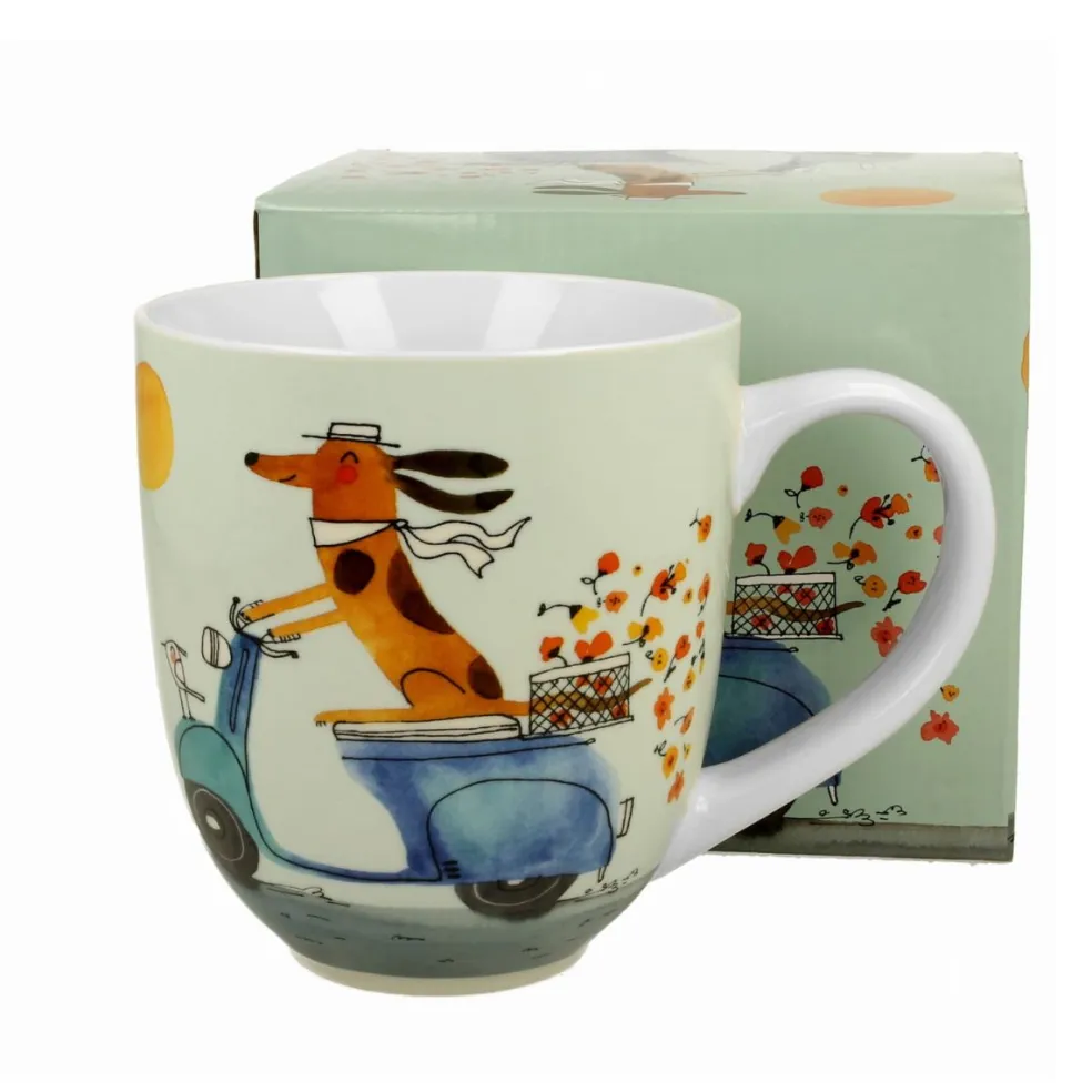 Taza Mug de porcelana XXL Duo