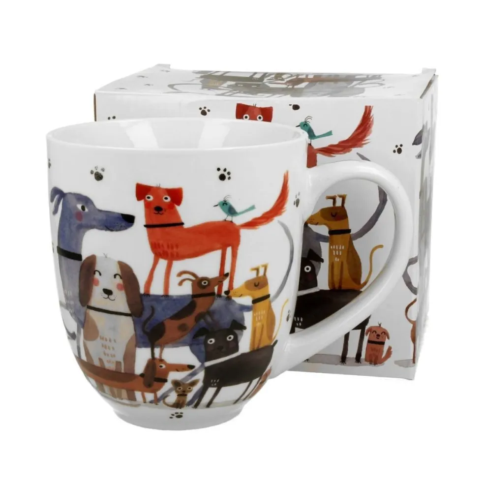 Taza Mug de porcelana XXL Duo
