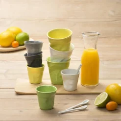 Tazas arrugadas de porcelana 180 ml Revol