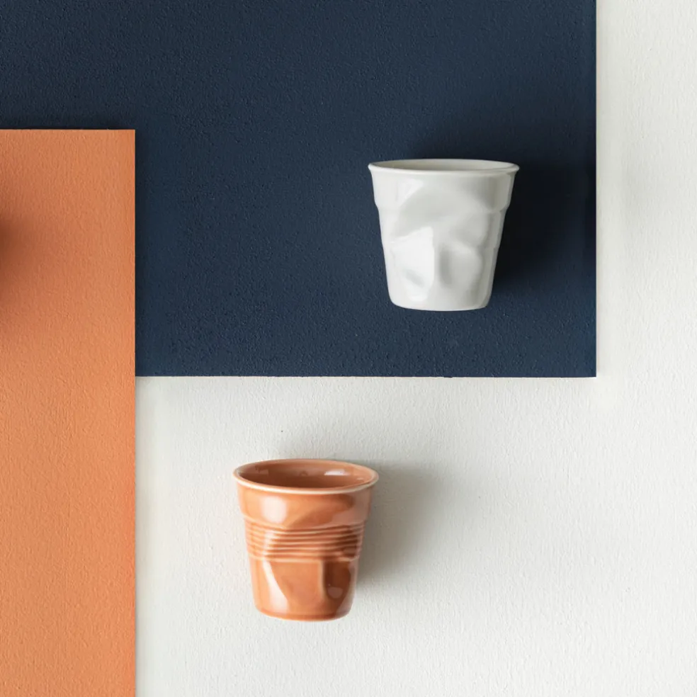 Tazas arrugadas de porcelana 180 ml Revol