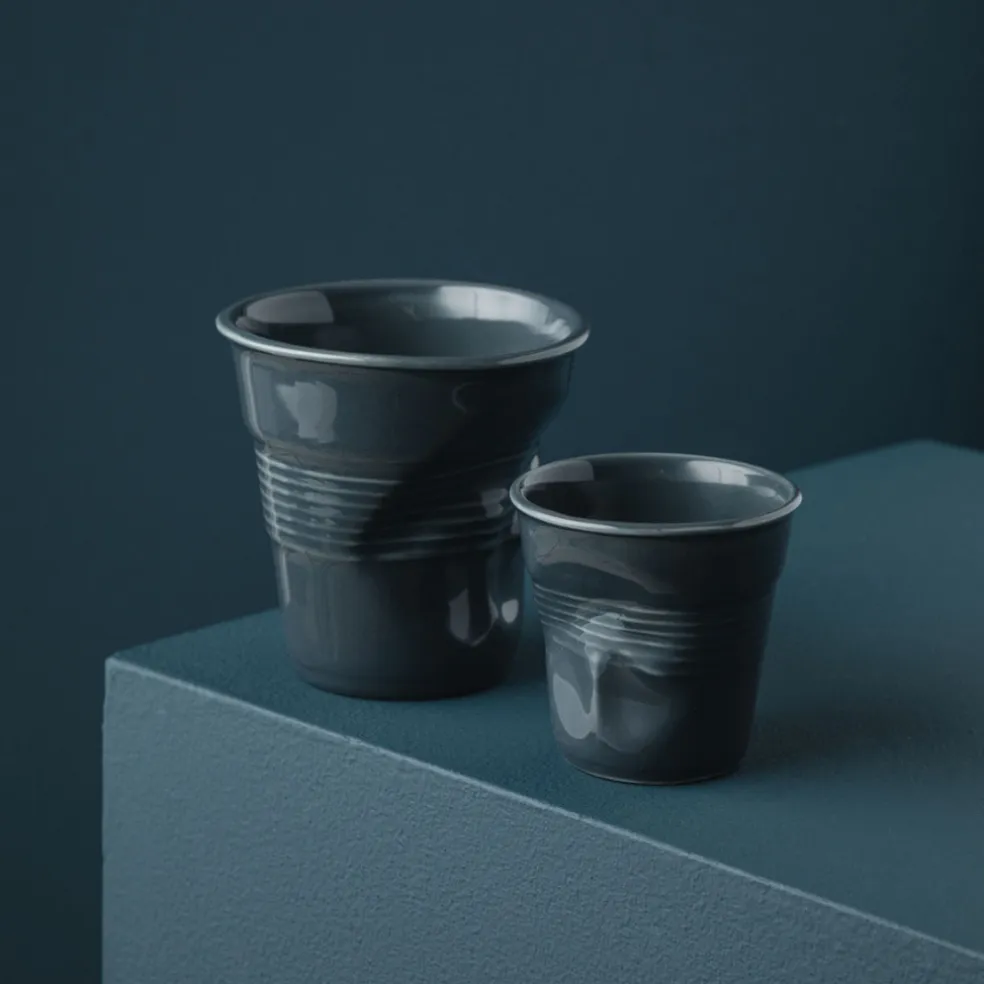 Tazas arrugadas de porcelana 180 ml Revol