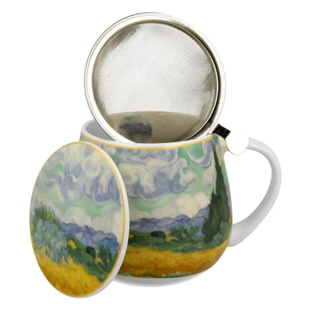 Taza XL para infusiones de porcelana Duo