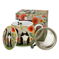 Taza XL para infusiones de porcelana Duo