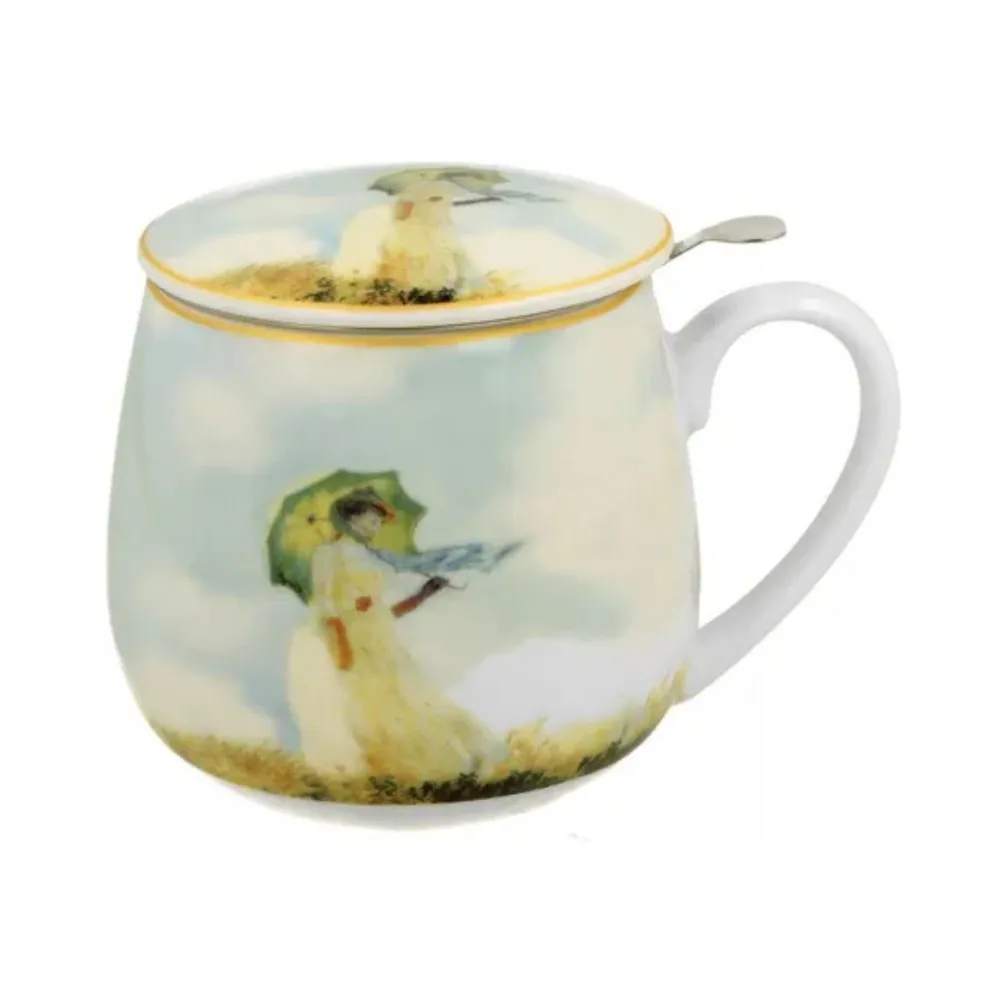 Taza XL para infusiones de porcelana Duo