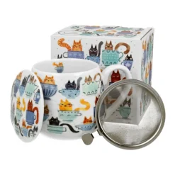 Taza XL para infusiones de porcelana Duo