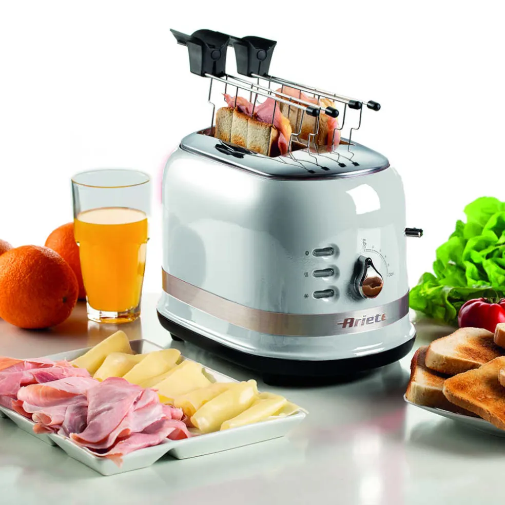 Tostadora Moderna 2 ranuras con pinzas Ariete