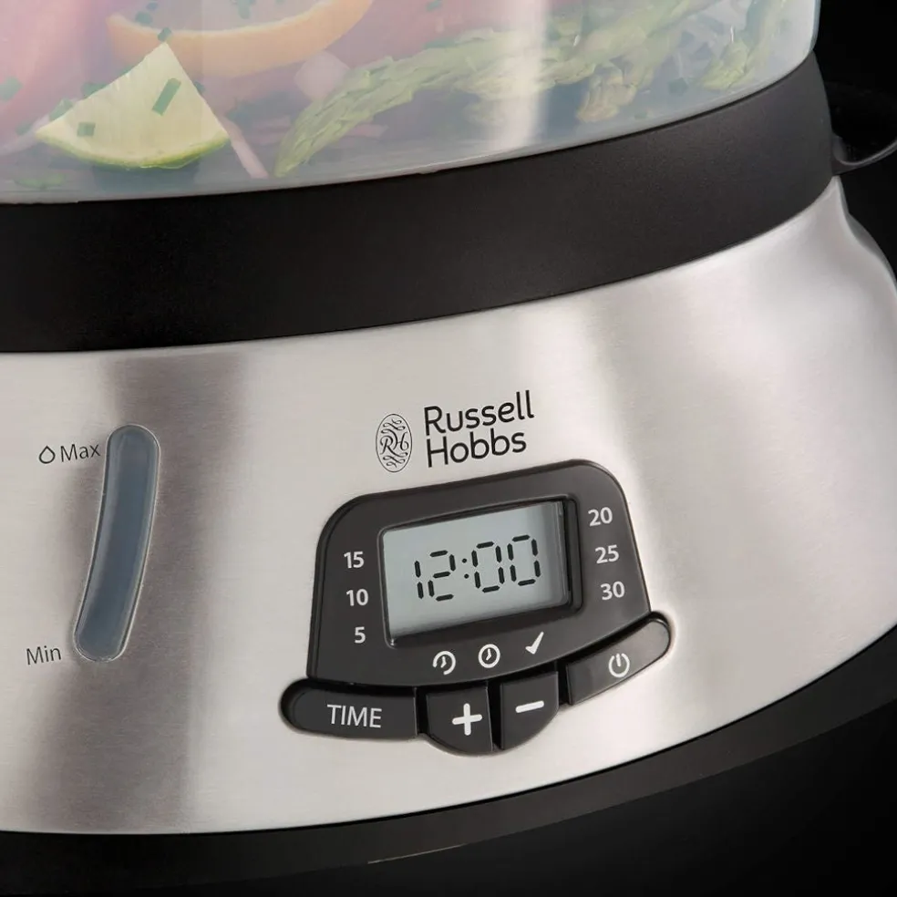Vaporera de tres pisos Maxicook de Russell Hobbs