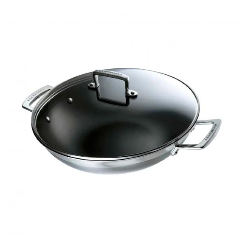 Wok antiadherente Premium 30 cm Le Creuset