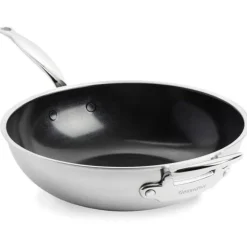 Wok cerámico con exterior de acero inoxidable Premiere GreenPan