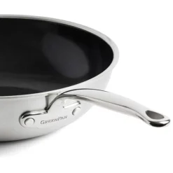 Wok cerámico con exterior de acero inoxidable Premiere GreenPan