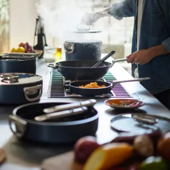 Wok cerámico con mango plegable Space Joseph Joseph