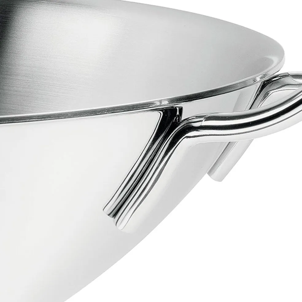 Wok de acero inoxidable con tapa y rejilla Zwilling Plus