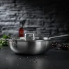 Wok de acero inoxidable multicapa FivePly Kuhn Rikon