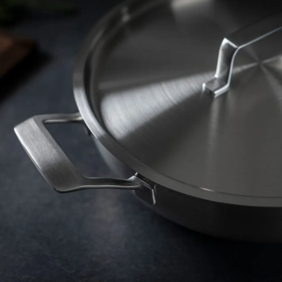 Wok de acero inoxidable multicapa FivePly Kuhn Rikon