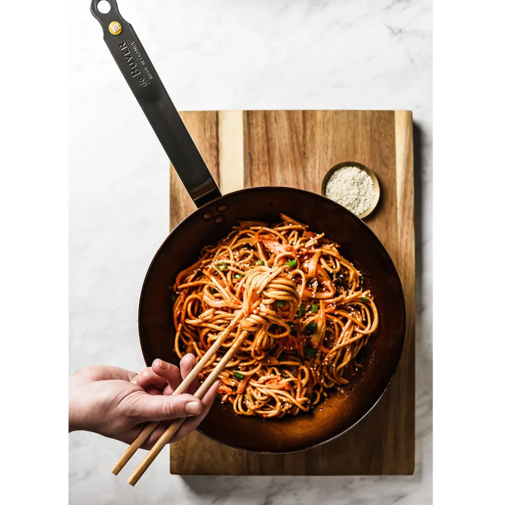 Wok de hierro mineral B De Buyer