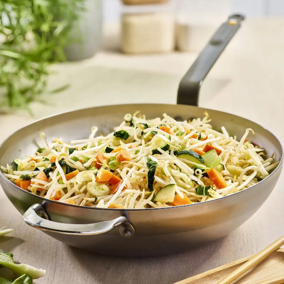 Wok de hierro mineral B De Buyer